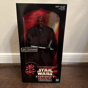 NIB Star Wars Episode I Darth Maul w Lightsaber 12 in - Picture 1 of 6