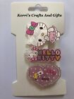 Set Of 3 Sanrio Hello Kitty Character Hair Clips Different Designs