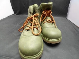 New. Kid's Boots. Green. Size 5. Synthetic Upper. Rubber Sole. Lace Up. Unboxed. - Picture 1 of 1
