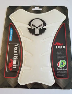 ORBITAL TANK PROTECTOR GEL PAD - UNIVERSAL - CLEAR/BLACK PUNISHER  - 5.6" x 7.5" - Picture 1 of 1