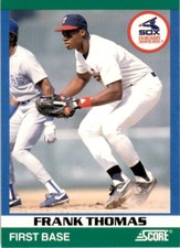 1991 Score 100 Rising Stars #78 Frank Thomas Chicago White Sox