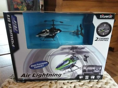 Silverlit AIR LIGHTNING Remote Control HELICOPTER - 2 Channel Control - NEW 🎄🎁 - Image 1 of 4