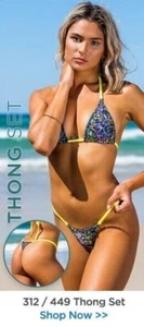 Wicked Weasel 312 Bikini Tri Top Cosmic Multi M - Bild 1 von 3