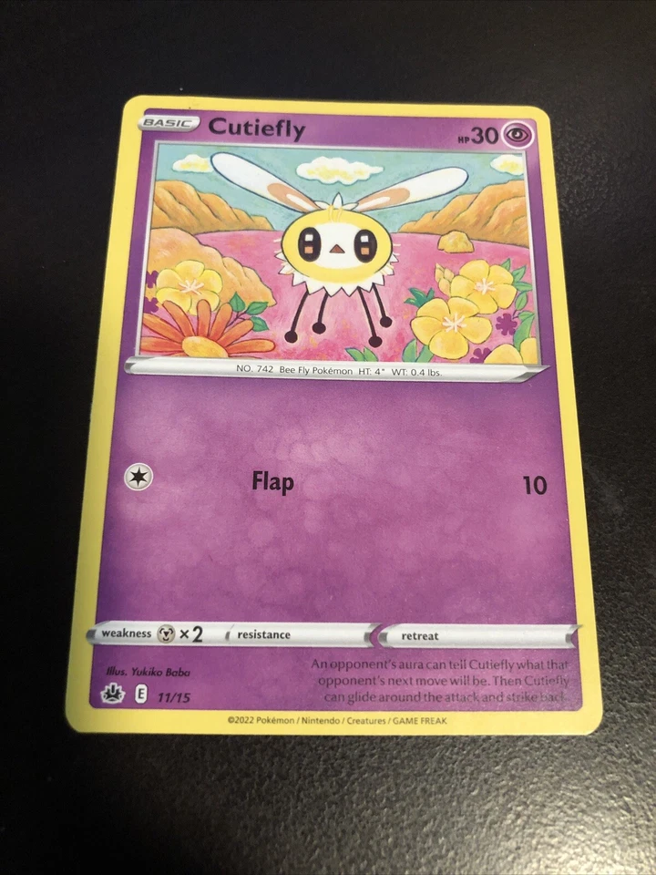 Cutiefly  11/15 - McDonalds Promo - 2022 Pokemon TCG LP/NM - Image 1 of 1