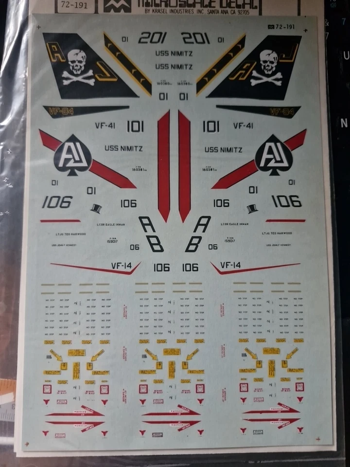 1/72 Microscale NAS OCEANIA F-14A TOMCAT  - Image 1 of 1
