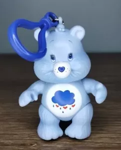 Care Bears GRUMPY 2000's Clip On Poseable Keychain VTG - Picture 1 of 6