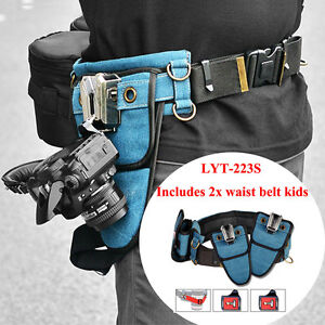 2Kids Camera Quick Release Waist Belt Buckle Holster Holder Hanger Clip for DSLR
