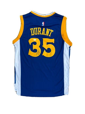 Kevin Durant Signed Golden State Warriors (Away Blue) Jersey JSA - Image 1 of 4