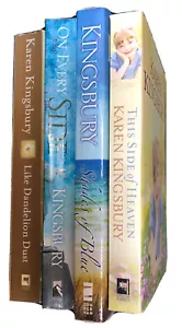 Karen Kingsbury Menge 4 Taschenbuch Romane Himmelblau Seite Löwenzahn Staub - Bild 1 von 8