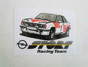 Opel Sport Racing Team Aufkleber 10cm - 8cm Aussenseite Scheibe - Picture 1 of 1