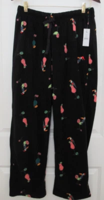 Tommy Bahama Toucan Tropical Fleece Men's Lounge Sleepwear Pants Size Medium NWT - Image 1 of 4