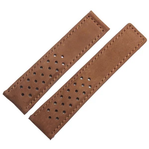 High Quality Vintage Genuine Leather Watch Band Strap For TAG HEUER  (22mm) - Picture 1 of 6