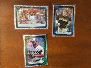 2021 Topps Gallery #Rainbow Foils-Blue #50-Harper/Machado Green #99-Robert