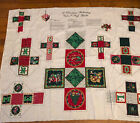 Cranston Fabric Panel Christmas Gathering Cut-n-Stuff Toy Blocks Vintage
