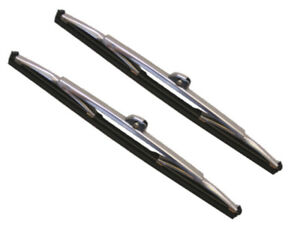 Triumph TR2 & TR3 1955-1956 A Pair Of Stainless Steel Wiper Blades