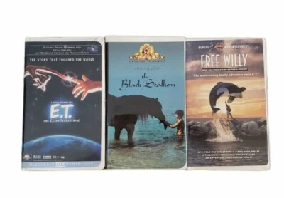 Feel Good Family Movies - Kids & Animals (Aliens) Free Willy E.T. Black Stallion - Image 1 of 4