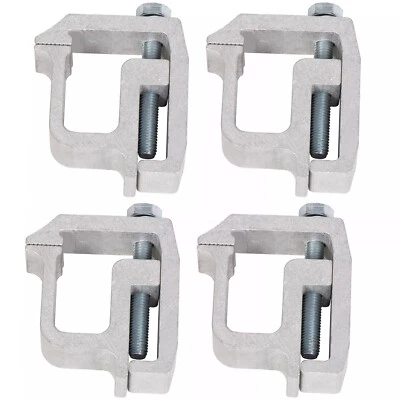 Truck Cap Camper Shell Topper Canopy Mounting Clamps Aluminum For Toyota Tundra Foto 1 de 4