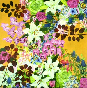 FINE ART GREETING CARDS FLOWERS GARDEN Orchid BIRTHDAY BLANK GEORGIA COX - Bild 1 von 1