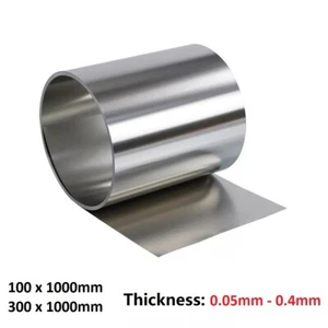 301 Stainless Steel Band SUS301 Sheet Foil Plate Strip Thickness 0.05mm-0.45mm - Picture 1 of 6