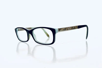 Marco rectangular Tiffany negro verde azulado azul templos plateados Italia TF2071 53 16 140 Foto 1 de 4