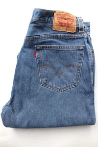 Levi's Herren 560 Jeans Comfort Fit Taper Mom Cut W36 L30 Mid Blue Denim LEVH145 - Bild 1 von 10