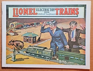 Lionel Treni Giocattolo Elettrico 1924 Catalogo Riproduzione 1974 Greenberg - Foto 1 di 7
