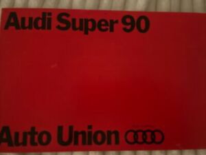 Der Audi Super 90 Auto Union Auto Verkaufsinfo Broschüre rahmenfähig 1968