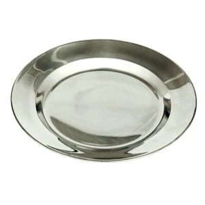 Plato de sopa al aire libre acero inoxidable OTAN camping vajilla cocina plato Army Plate - Imagen 1 de 2