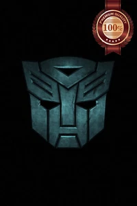 AUTOBOTS LOGO FACE TRANSFORMERS OFFICIAL ORIGINAL MOVIE PRINT PREMIUM POSTER - Bild 1 von 6