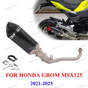 Deslizable para Honda Grom Msx125 21-25 Moto Escape Grom Exhuast con DB Killer - Imagen 1 de 5