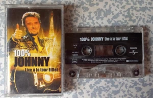 cassette audio johnny hallyday live a la tour eiffel - Picture 1 of 5