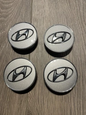HYUNDAI ELANTRA GT TOURING KONA VENUE TUCSON CENTER CAPS SET OEM P/N 52960-2S250 - Image 1 of 3