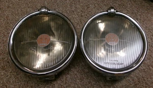 1930's 1940's VINTAGE ACCESSORY TRIPPE SAFETY DRIVING LIGHTS PACKARD BUICK CADDY - Picture 1 of 14