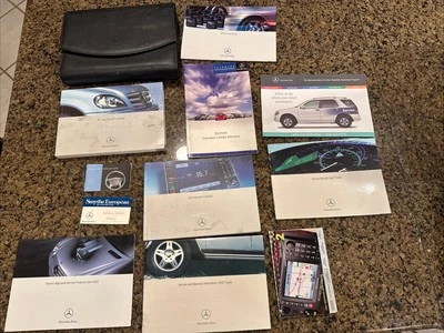 Mercedes W163 ML320 ML500 2003 manual del propietario toda la documentación y estuche completo Foto 1 de 4