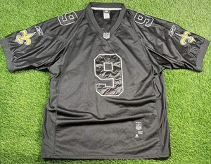 Drew Brees New Orleans Saints Reebok Blackout NFL Trikot Gr. 52 Vintage - Bild 1 von 11