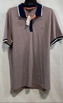 Camisa Polo Michael Kors Para Hombre Multicolor Algodón Sólido Grande Informal Foto 1 de 4