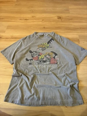 VTG. Crazy Shirts HAWAII Kliban ULTIMATE cat FIGHT CRATER DYED Men’s T-shirt XL - Image 1 of 4