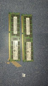 2 X Crucial 16G 2RX4 PC3L-10600R DDR3 Server Memory - Picture 1 of 2
