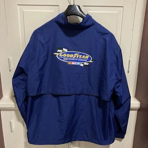 Vintage Goodyear 50 Years Of Winning NASCAR Destinations Blue Jacket Size XL - Picture 1 of 9