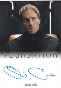 Tarjeta coleccionable autógrafa Rittenhouse Foundation S1/2 firmada por Oliver Chris - Imagen 1 de 4