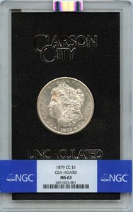 1879-CC Morgan Dollar GSA HOARD S$1 NGC MS63 - Picture 1 of 2