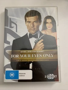For Your Eyes Only James Bond 007 (DVD, 1981) Roger Moore Region 4 - Picture 1 of 4