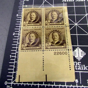 USA Stamps Scott #888 Frederic Remington 10 cent Mint Plate Block of 4, 1940 - Picture 1 of 1