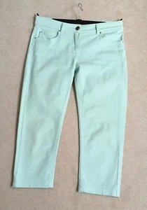 Wallis Petite Mint Green Cropped Jeans 10 - Picture 1 of 10