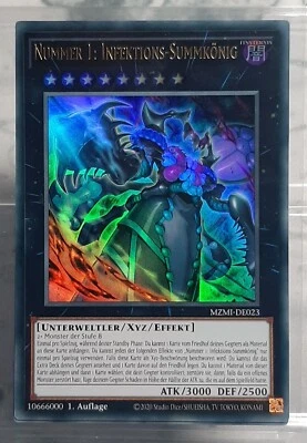 YUGIOH - Nummer 1: Infektions-Summkönig - UR - MZMI-DE023 - Maze of Millennia NM - Bild 1 von 3