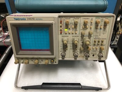 Tektronix 2467B 400MHz 4-Channel Analog Oscilloscope with Accessory Pouch - Image 1 of 4