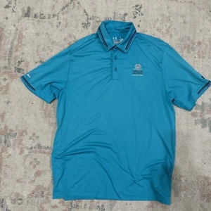 Under Armour Shirt Mens L Teal PGA Championship Whistling Straits - Picture 1 of 4