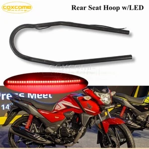 Motorcycle Rear Seat Hoop w/LED Taillight 7/8" Tube Loop For Cafe Racer CB 125 - Picture 1 of 8