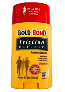 Gold Bond Friction Defense Stick 1.75 Oz., Soothes & Comforts for Daily Friction - Picture 1 of 4