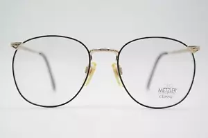 Vintage Glasses Metzler 7502 Gold Braun Oval Frames Eyeglasses - Picture 1 of 6